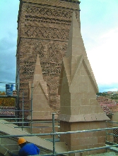 Trabajos de restauración de la Catedral de Tarazona